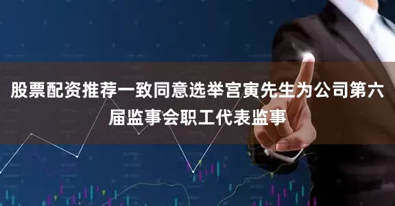 股票配资推荐一致同意选举宫寅先生为公司第六届监事会职工代表监事