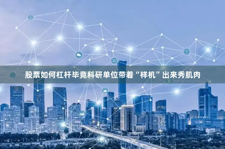 股票如何杠杆毕竟科研单位带着“样机”出来秀肌肉